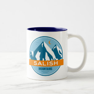 Salish Mountains Montana Tweekleurige Koffiemok