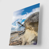 Salish Zee Thunderhead Nanaimo BC Vierkante Klok (Hoek)