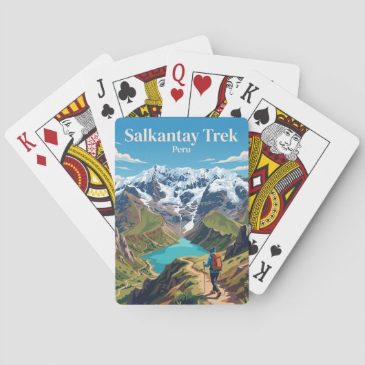 Salkantay Trek Peru Pokerkaarten (Achterkant)