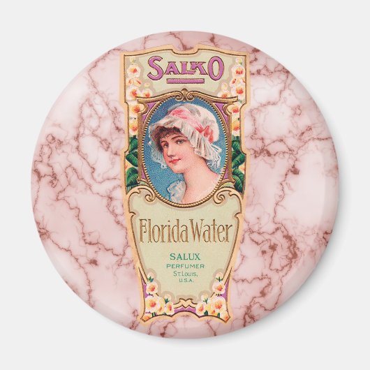  Salko Florida Water Perfume Label Magneet (Voorkant)