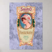  Salko Florida Water Perfume Label Poster (Voorkant)