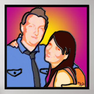 Sall en Curtis Poster