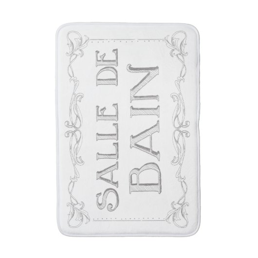 Salle de Bain Badmat (Voorkant Verticaal)