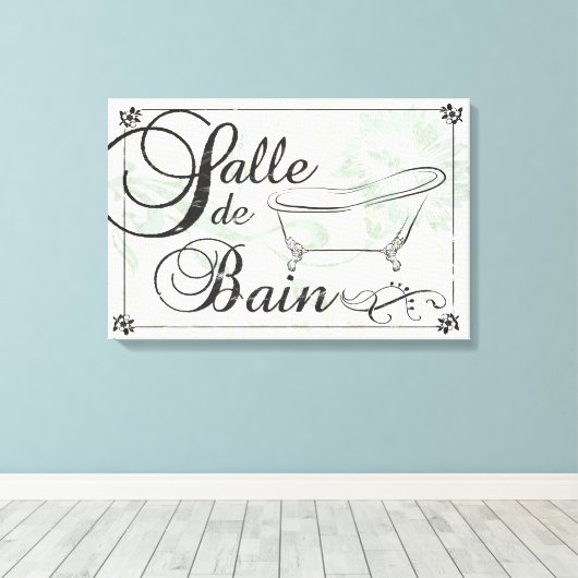 Salle de Bain Canvas (Insitu (Houten vloer))