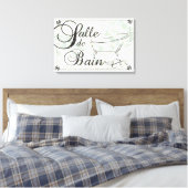 Salle de Bain Canvas Afdruk (Insitu (Slaapkamer))