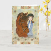 Sallie en Esco Wenskaart Kaart (Gele Bloem)