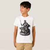 Sallos Dappere Ruiter van de Afgrond T-shirt (Voorkant volledig)