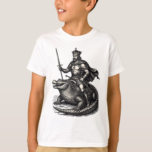 Sallos Dappere Ruiter van de Afgrond T-shirt (Voorkant)