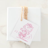 Sally Brown Dancing Bedankjes Labels (In situ)