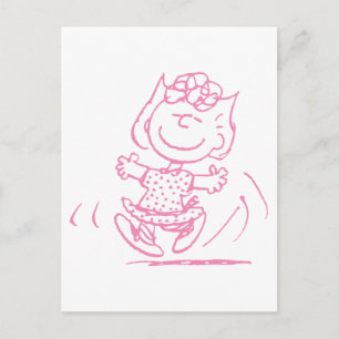 Sally Brown Dancing Briefkaart