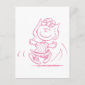 Sally Brown Dancing Briefkaart (Voorkant)