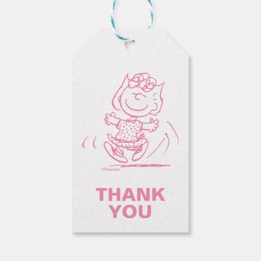 Sally Brown Dancing Cadeaulabel (Achterkant)