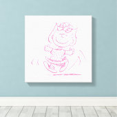 Sally Brown Dancing Canvas Afdruk (Insitu (Houten vloer))