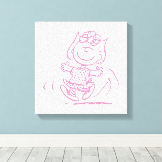 Sally Brown Dancing Canvas Afdruk (Insitu (Houten vloer))