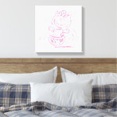 Sally Brown Dancing Canvas Afdruk (Insitu (Slaapkamer))