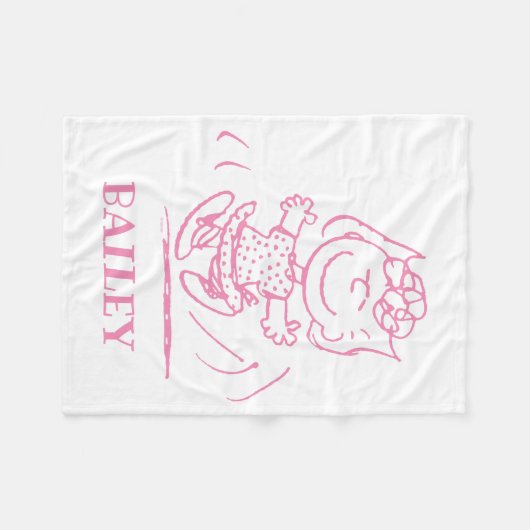 Sally Brown Dancing Fleece Deken (Voorkant (Horizontaal))