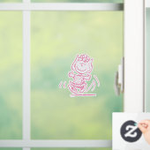 Sally Brown Dancing Raamsticker (Huis)