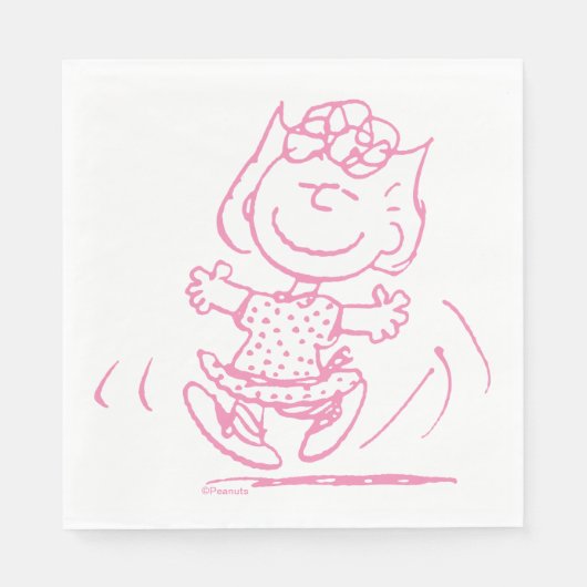 Sally Brown Dancing Servet (Voorkant)