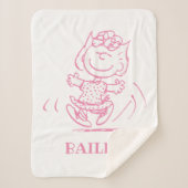 Sally Brown Dancing Sherpa Deken (Voorkant)