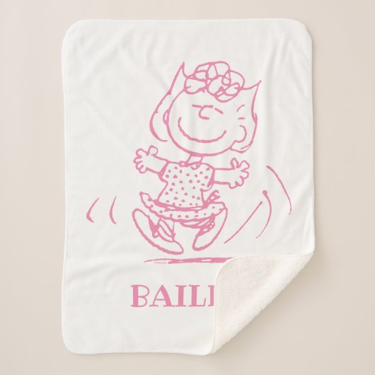 Sally Brown Dancing Sherpa Deken (Voorkant)