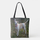 Sally - een gered hond tote bag (Achterkant)