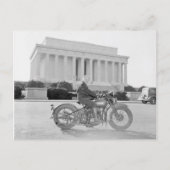 Sally en Her Harley Briefkaart (Voorkant)