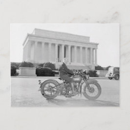 Sally en Her Harley Briefkaart