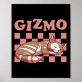 Sally Face Gizmo Het geruite dutje patroon van de  Poster (Voorkant)