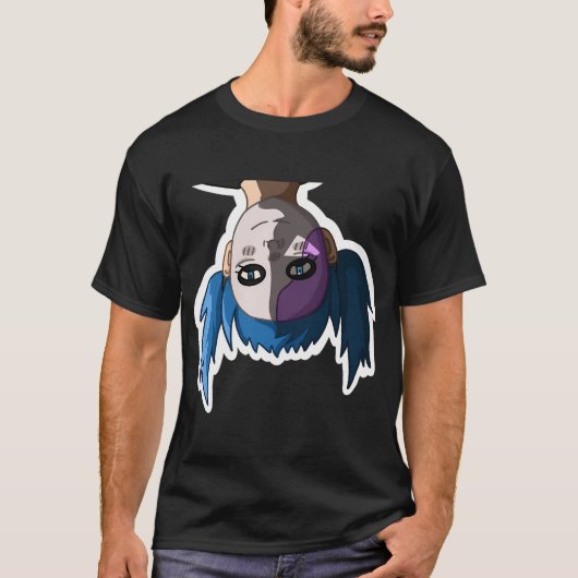 Sally Face - ondersteboven hangend T-shirt (Voorkant)