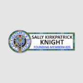 Sally Kirkpatrick Knight CKS naam badge (Voorkant)