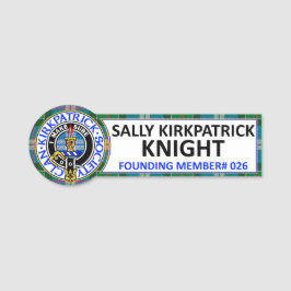 Sally Kirkpatrick Knight CKS naam badge