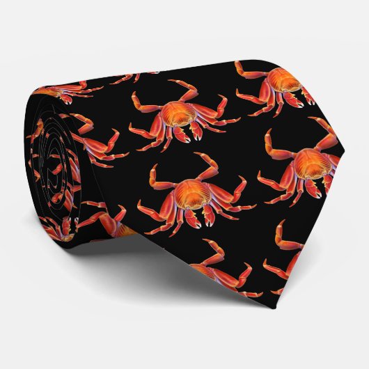 Sally Lightfoot Crab Stropdas (Opgerold)