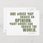 Sally McLean Quote Briefkaart (Voorkant / Achterkant)