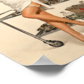 Sally Monroe Op Het Werk Pin-Up Poster (Hoek)