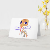 Sally Mosquito Kaart (Gele Bloem)