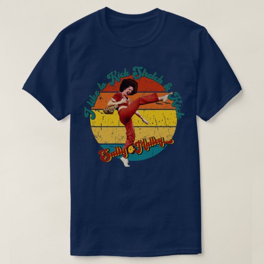Sally OMalley Retro Sunset Grappige Quote T-shirt (Design voorkant)