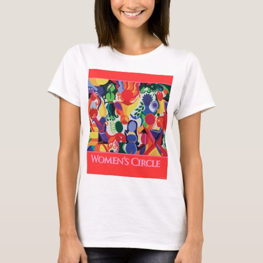 Sally Rayn: T-shirt voor vrouwenCircle (Voorkant)