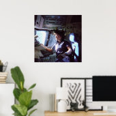 Sally Ride - eerste Amerikaanse vrouw in de ruimte Poster (Thuiskantoor)