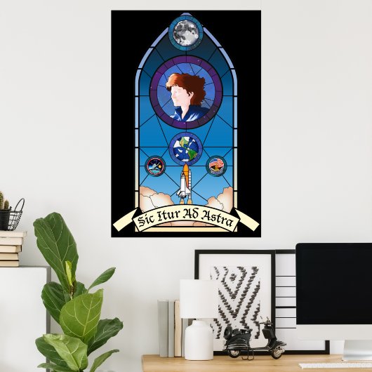 Sally Ride Memorial Poster (Thuiskantoor)