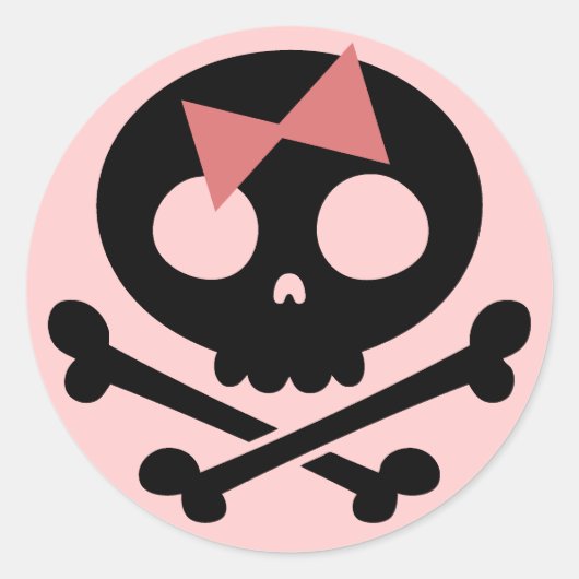 Sally Roger-bw Ronde Sticker (Voorkant)