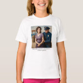 Sally sells seashells by the seashore t-shirt (Voorkant)