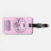 Sally Spelling sprinkphoek Bagagelabel (Achterkant horizontaal)