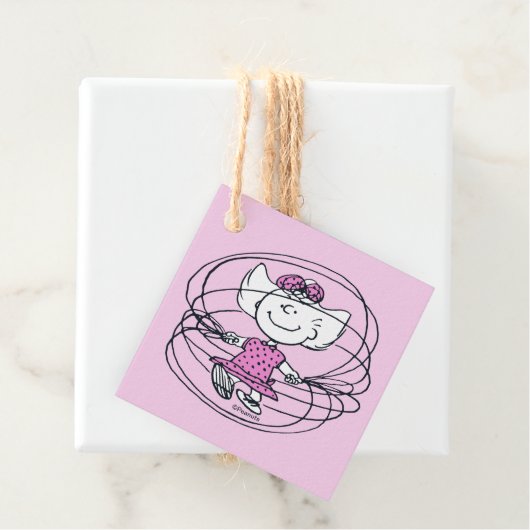 Sally Spelling sprinkphoek Bedankjes Labels (In situ)