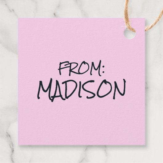 Sally Spelling sprinkphoek Bedankjes Labels (Achterkant)