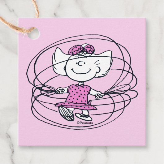 Sally Spelling sprinkphoek Bedankjes Labels (Voorkant)