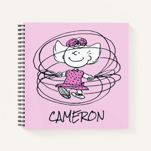 Sally Spelling sprinkphoek Notitieboek (Voorkant)