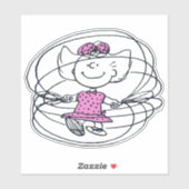 Sally Spelling sprinkphoek Sticker (Vel)