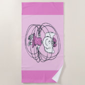 Sally Spelling sprinkphoek Strandlaken (Voorkant)