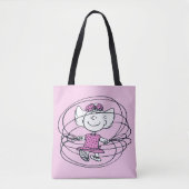 Sally Spelling sprinkphoek Tote Bag (Voorkant)