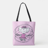Sally Spelling sprinkphoek Tote Bag (Achterkant)